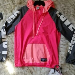 Pink by VS rain jacket!